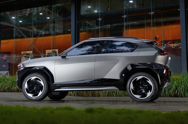 Mahindra Vision X left side profile