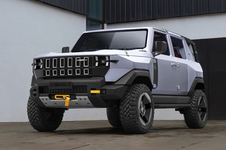 Mahindra Vision T front quarter