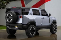 Mahindra Vision T rear quarter