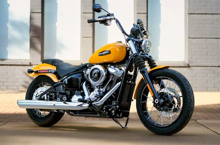 Harley Davidson front right static in field