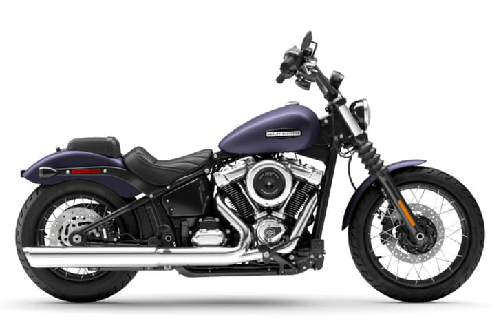 Harley Davidson Street Bob purple shade