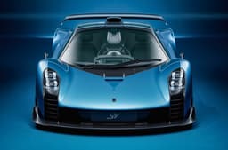 GMA Le Mans GTR in Blue studio image of the front