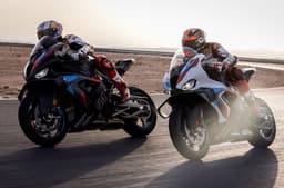 BMW M 1000 RR Standard and Competition model side-by-side