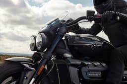 Triumph Rocket 3 Storm left profile shot
