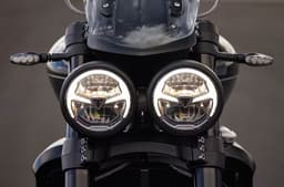 Triumph Rocket 3 headlight shot