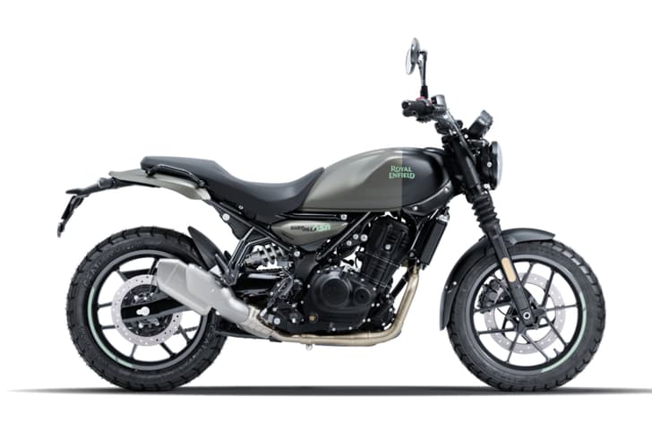 Royal Enfield Guerrilla 450 Shadow Ash colour