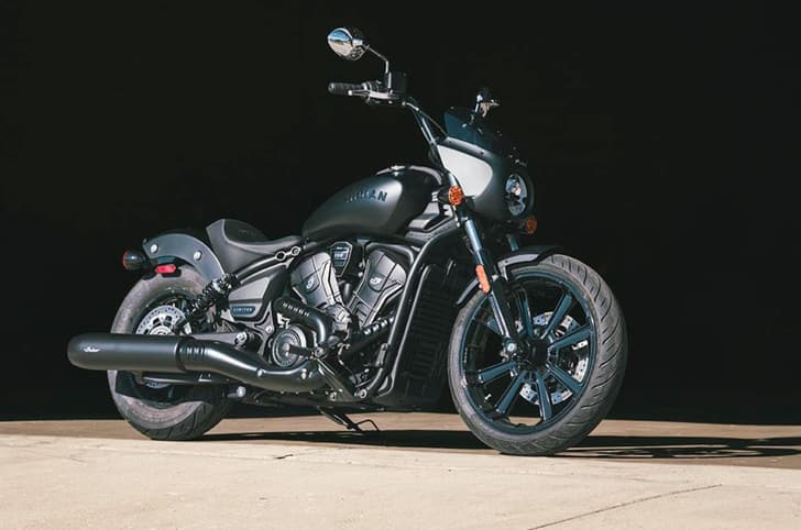 Indian Sport Scout front right side static