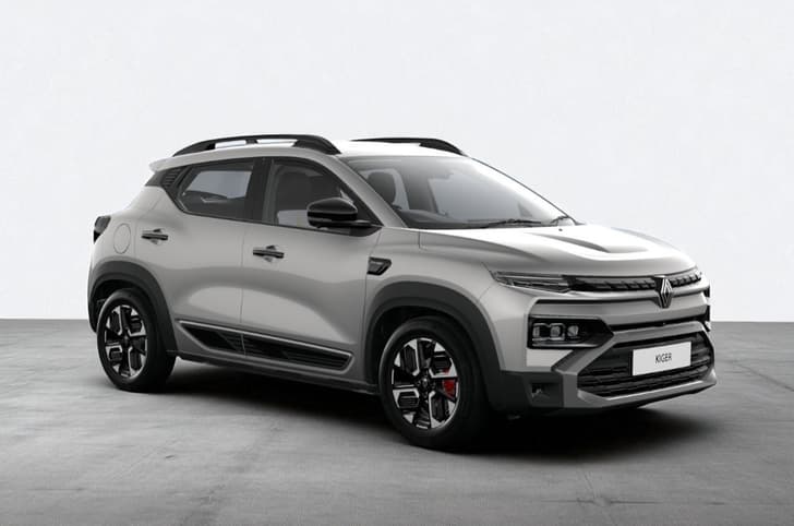 Renault Kiger silver color