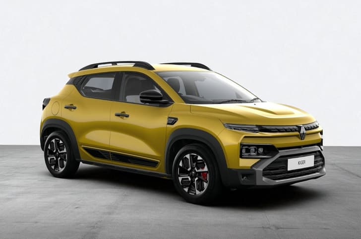 Renault Kiger yellow color