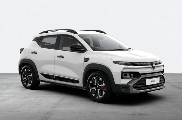 Renault Kiger white color