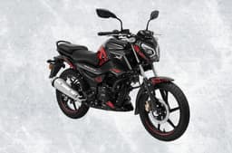 TVS Raider 125 Super Squad Edition in Deadpool-inspired black and red colour scheme