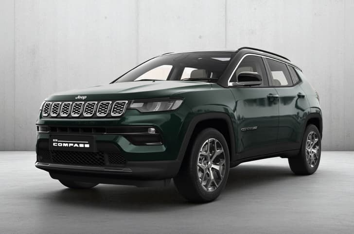 Jeep Compass green colour