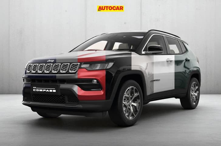 Jeep Compass all colours combined