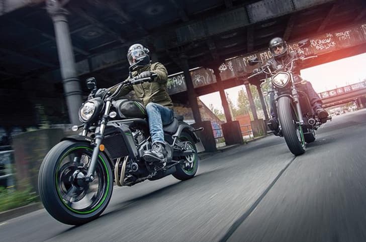 Kawasaki Vulcan S duo
