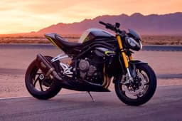 Triumph Speed Triple 1200 RS front three quarter shot