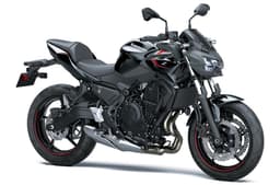 Kawasaki Z650 front right side static in studio
