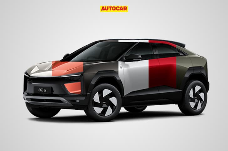 Mahindra BE 6 all colour options