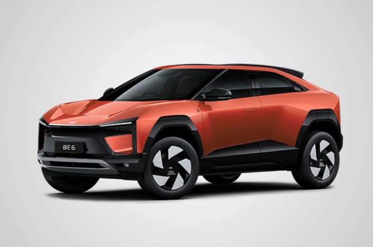 Mahindra BE 6 firestorm orange colour