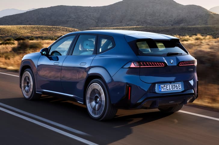 2025 BMW iX3 exterior rear three quarter