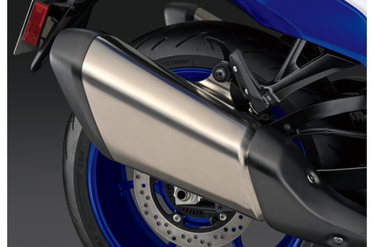 Suzuki Hayabusa Special Edition exhaust 