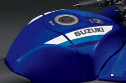 Suzuki Hayabusa Special Edition tank shot with retro badging