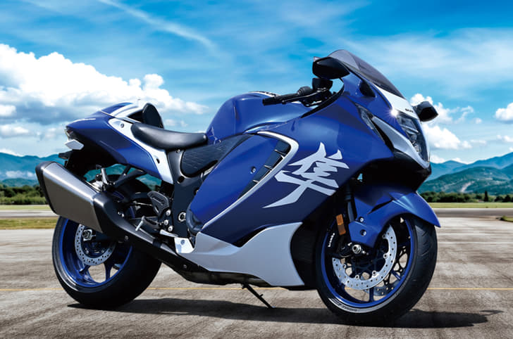 Suzuki Hayabusa Special Edition right front three quarter static shot