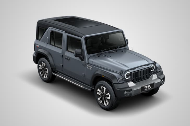mahindra thar roxx battleship grey colour