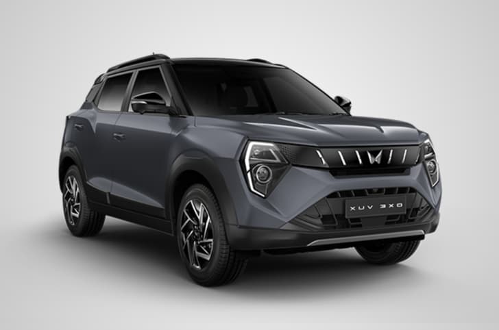 mahindra xuv 3xo galaxy grey with black roof colour
