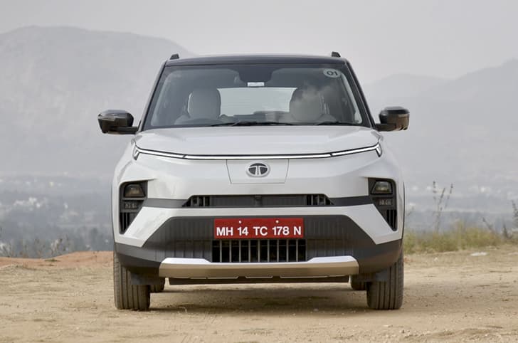 Tata Punch EV front head on