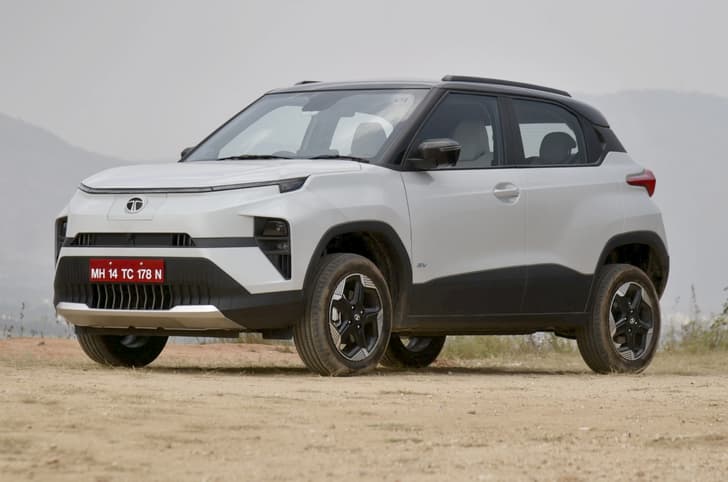 Tata Punch EV front left side