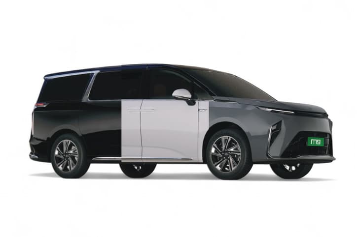 The MG M9 MPV in India comes in three colour options.