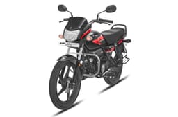 Hero HF Deluxe Pro red front left side static in studio