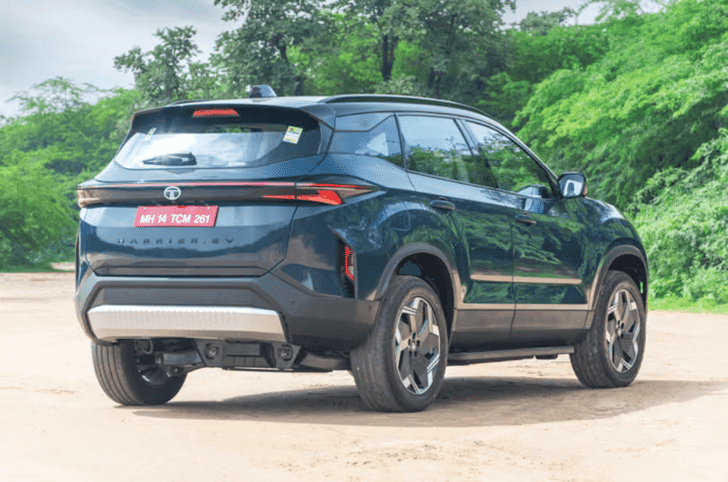 Tata Harrier EV rear profile