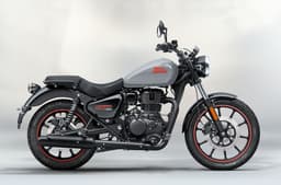 Royal Enfield Meteor 350 Grey side shot