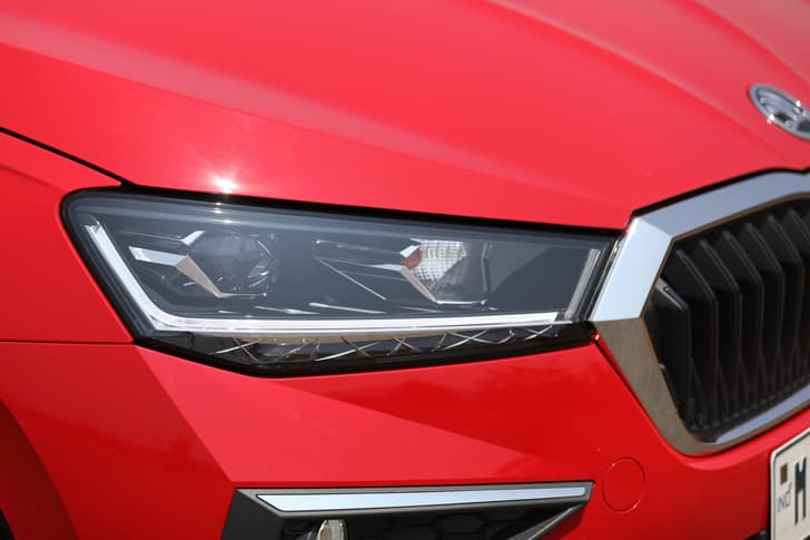 skoda slavia in field