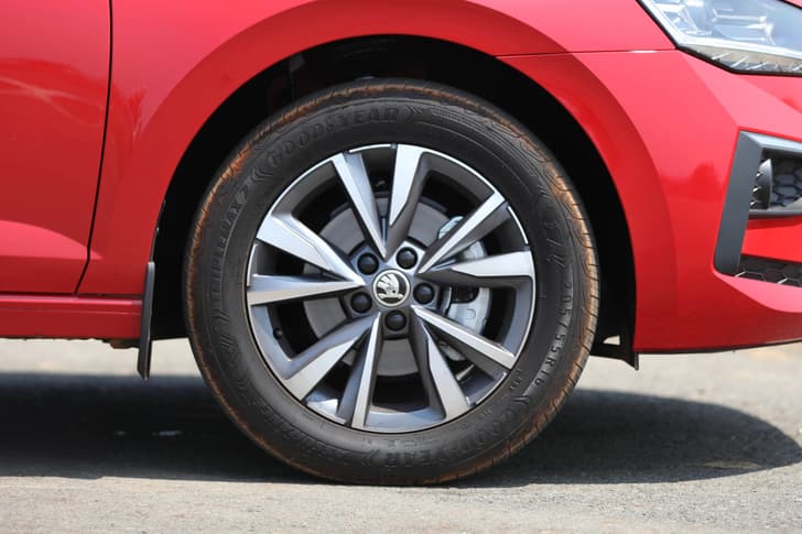 skoda slavia in field