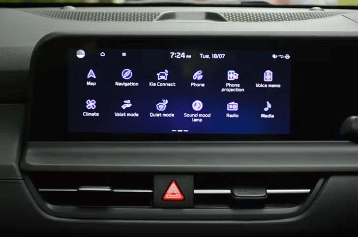 Kia Seltos touchscreen