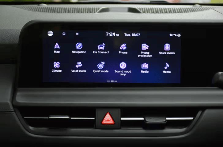 Kia Seltos touchscreen
