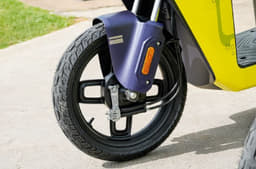 TVS Orbiter front wheel