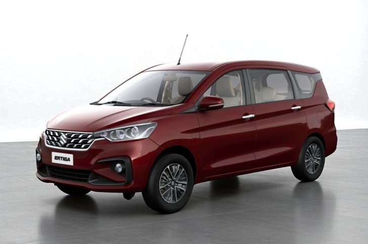 Maruti Ertiga in Auburn Red