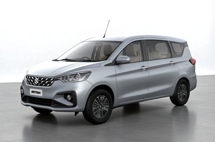Maruti Ertiga in Splendid Silver