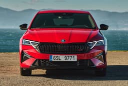 2025 skoda octavia rs in field