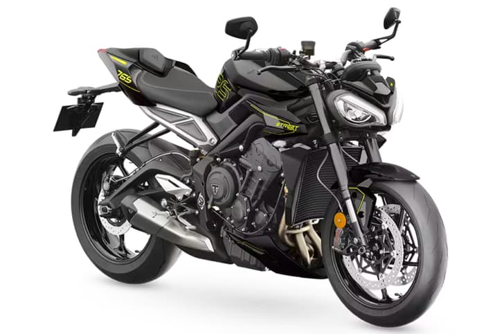 Triumph Street Triple RS front three quarter