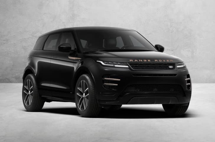 Range Rover Evoque front right black colour