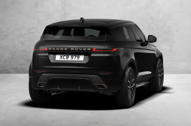 Range Rover Evoque rear right black colour