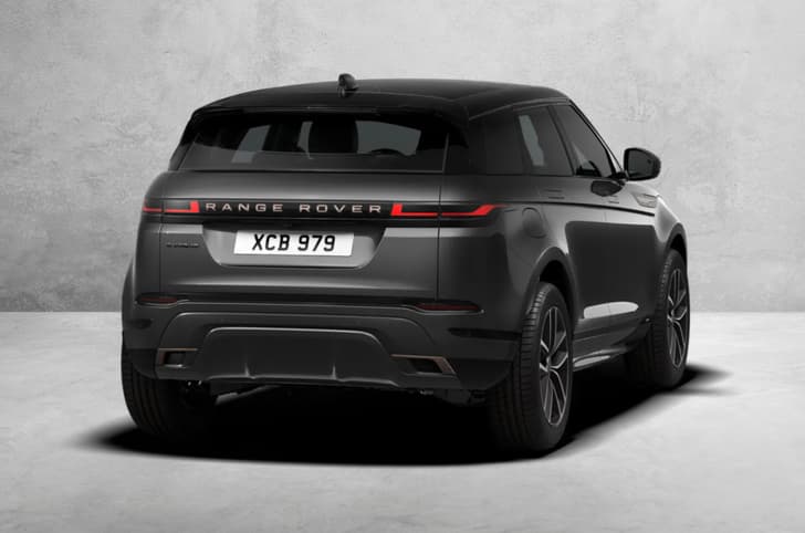 Range Rover Evoque rear right grey colour