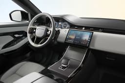 2025 Range Rover Evoque interior in White and Black
