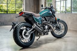 Ducati Scrambler Nightshift right rear static in studio