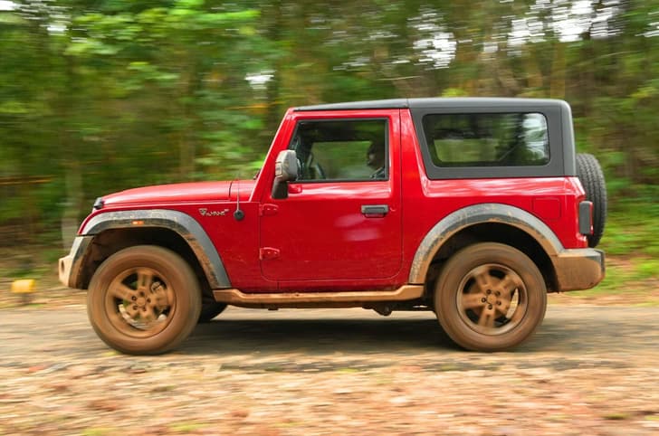 Mahindra Thar exterior side profile