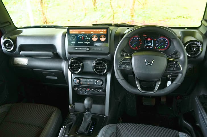 Mahindra Thar steering wheel